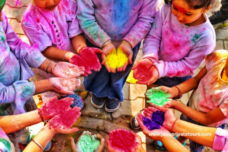Holi in Shantiniketan