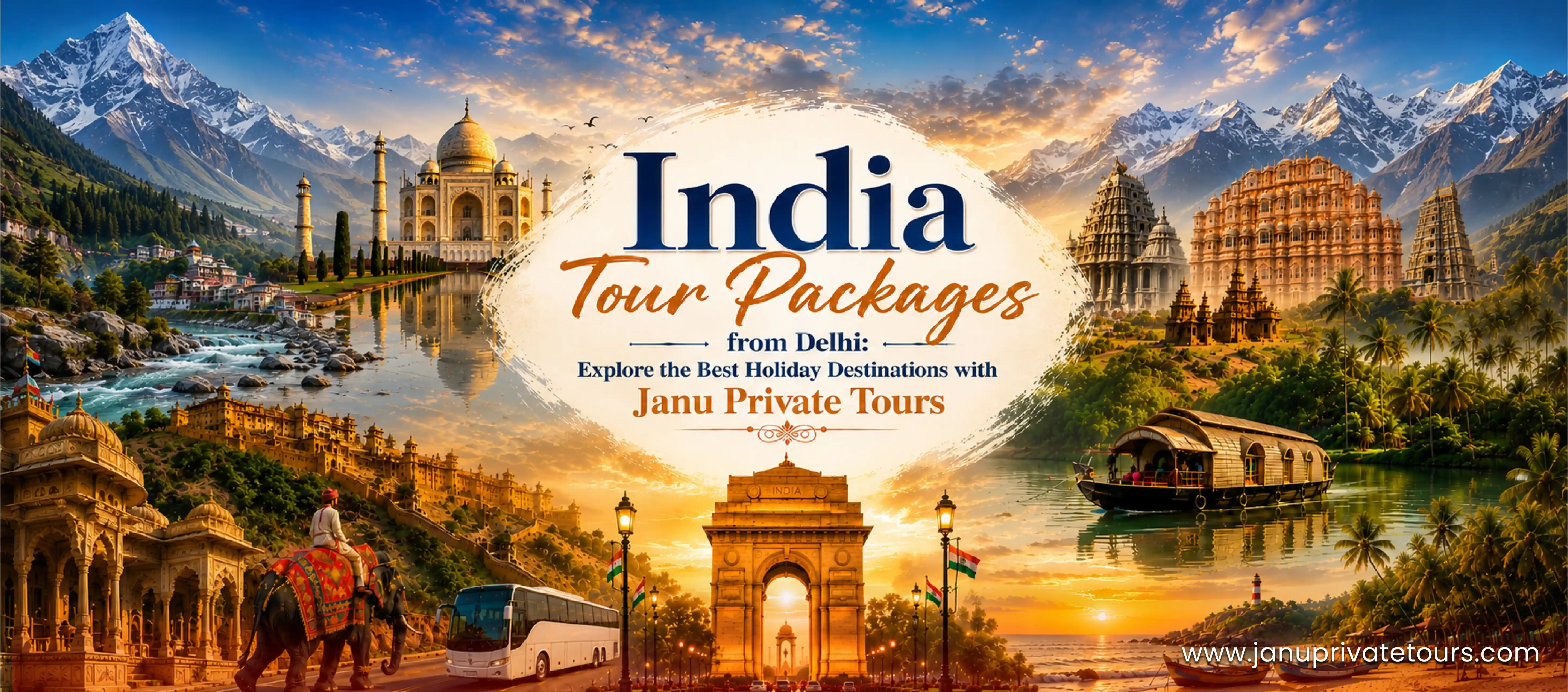 India Tour Packages from Delhi: Explore the Best Holiday Destinations with Janu Private Tours