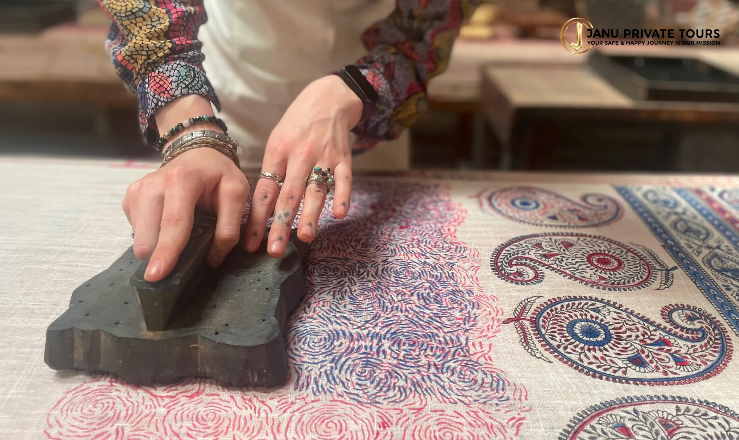 One-Day Hand Block Printing Workshop 2
