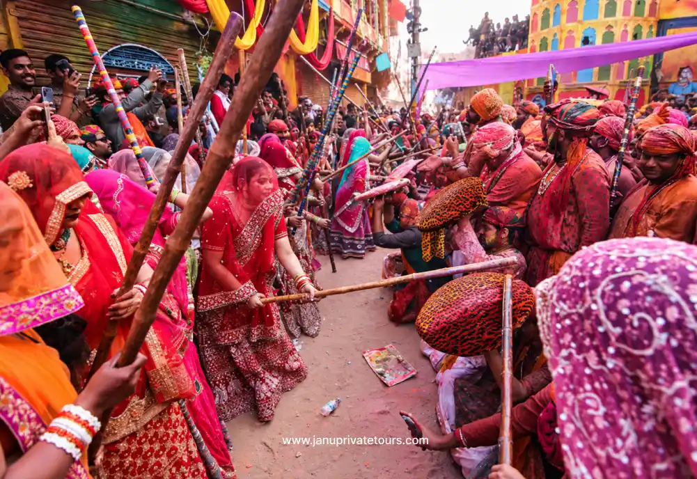 Lathmar Holi in Barsana
